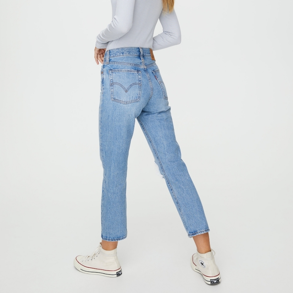 Levi's Wedgie Straight Crop Jeans